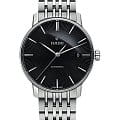 Rado Rado Coupole Classic Automatic R22860154 Classic R22860154 механические мужские часы черный циферблат, браслет нержавеющая сталь — вид спереди