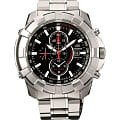 Orient Orient TD10004B (FTD10004B)  FTD10004B кварцевые мужские часы  черный циферблат, браслет 18-каратное желтое золото — вид спереди