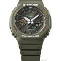 Casio Casio G-Shock GA-B2100FC-3ADR (GA-B2100FC-3A) электронные мужские часы часы крупный план зеленый циферблата