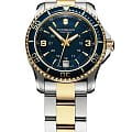 Victorinox Victorinox 249080  249080 кварцевые женские часы синий циферблат, браслет сталь c pvd покрытием — вид спереди