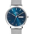 Daniel Wellington Daniel Wellington Classic Day Display Sterling Arctic DW00100833  DW00100833 кварцевые мужские часы синий циферблат, браслет нержавеющая сталь — вид спереди