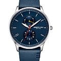 Kenneth Cole Kenneth Cole Classic KCWGF2233402  KCWGF2233402 кварцевые мужские часы синий циферблат, браслет кожаный — вид спереди