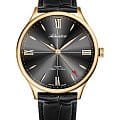 Adriatica Adriatica Super De Luxe A1230.1266MXL  A1230.1266MXL механические мужские часы  черный циферблат, браслет кожаный — вид спереди
