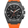 Jacques Philippe Jacques Philippe Aurora JPQGC41841XO  JPQGC41841XO кварцевые мужские часы черный циферблат, браслет силикон — вид спереди