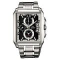 Orient Orient TDAJ003B (FTDAJ003B)  FTDAJ003B кварцевые мужские часы  черный циферблат, браслет нержавеющая сталь — вид спереди