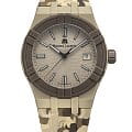 Maurice Lacroix Maurice Lacroix Aikon Tide AI2008-IJJIZ-000-0  AI2008-IJJIZ-000-0 кварцевые мужские часы бежевый циферблат, браслет пластик — вид спереди