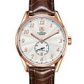 TAG Heuer TAG Heuer Carrera WAS2140.FC8176  WAS2140.FC8176 механические мужские часы золотой циферблат, браслет кожаный — вид спереди