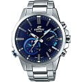 Casio Casio Edifice EQB-700D-2A EQB EQB-700D-2A автокварц (кинетик) мужские часы синий циферблат, браслет нержавеющая сталь — вид спереди