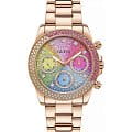 Guess Guess Sol GW0483L3  GW0483L3 кварцевые женские часы цветной циферблат, браслет нержавеющая сталь с ip-покрытием — вид спереди
