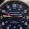 Оригинальные часы Hamilton Hamilton Khaki Field Titanium Auto H70545140 механические калибр механизма h-10 общий вид
