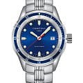Certina Certina DS Blue Ribbon C007.410.11.041.01  C0074101104101 кварцевые мужские часы синий циферблат, браслет нержавеющая сталь — вид спереди