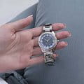 Guess  Guess Dress Steel GW0405L1 кварцевые женские часы часы крупный план синий циферблата