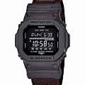 Casio Casio G-Shock GLS-5600CL-5E  GLS-5600CL-5E электронные мужские часы  циферблат, браслет тканевый — вид спереди