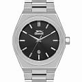 Slazenger Slazenger SL.09.2144.1.01  SL.09.2144.1.01 кварцевые мужские часы  черный циферблат, браслет суперметалл — вид спереди