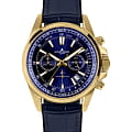 Jacques Lemans Jacques Lemans  Sport 1-2117G  1-2117G кварцевые мужские часы синий циферблат, браслет кожаный — вид спереди