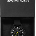 Jacques Lemans Jacques Lemans  Sport 1-2119B мужские часы черный циферблат на запястье