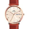 Daniel Wellington Daniel Wellington Classic Day Display St Mawes Rose Gold Champagne DW00100829  DW00100829 кварцевые мужские часы шампань циферблат, браслет кожаный — вид спереди