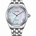 Citizen Citizen Citizen L EM1140-80D  EM1140-80D кварцевые женские часы перламутровый циферблат, браслет нержавеющая сталь — вид спереди