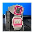 Casio Casio Collection W-215H-7A2 кварцевые женские часы часы крупный план розовый циферблата