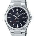 Casio Casio Edifice EFB-108D-1AVUEF  EFB-108D-1AVUEF кварцевые мужские часы черный циферблат, браслет нержавеющая сталь — вид спереди