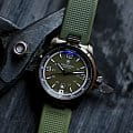 Victorinox Victorinox 241595 кварцевые мужские часы часы, крупный план зеленый циферблат