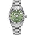 Hamilton Hamilton Jazzmaster Performer Auto H36105160  H36105160 механические женские часы зеленый циферблат, браслет нержавеющая сталь — вид спереди