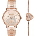 Michael Kors Michael Kors Jaryn MK3621  MK3621 кварцевые женские часы  золотой циферблат, браслет сталь c pvd покрытием — вид спереди