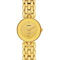 Rado Rado Florence Rondo R48745263  R48745263 кварцевые женские часы золотой циферблат, браслет нержавеющая сталь с pvd-покрытием — вид спереди