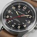 Hamilton Hamilton Khaki Field Titanium Far Cry® 6 H70645533 механические мужские часы часы, крупный план черный циферблат