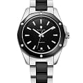 Wainer Wainer Diamond WA.18050-A  WA.18050-A кварцевые женские часы  черный циферблат, браслет нержавеющая сталь с pvd-покрытием — вид спереди