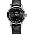 Rado Rado Diamaster R14050185 Automatic R14050185 механические женские часы черный циферблат, браслет кожаный — вид спереди