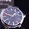 Orient Orient EV0U003B (FEV0U003B) classic automatic японские мужские часы на браслете кожа + текстиль боковой вид