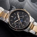 Fossil Fossil Neutra FS5906,  сша мужские часы на браслете сталь с ip покрытием боковой вид