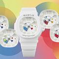 Casio Casio Baby-G BGA-10-7A женские часы белый циферблат на запястье