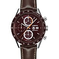 TAG Heuer TAG Heuer Carrera CV2013.FC6234  CV2013.FC6234 механические мужские часы коричневый циферблат, браслет кожаный — вид спереди