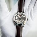 Hamilton Hamilton Khaki Field Skeleton Auto H72515585 механические мужские часы часы крупный план черный циферблата