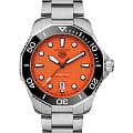 TAG Heuer TAG Heuer Aquaracer Professional 300 Orange Diver WBP201F.BA0632  WBP201F.BA0632 механические мужские часы оранжевый циферблат, браслет нержавеющая сталь — вид спереди