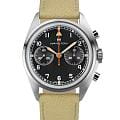 Hamilton Hamilton Khaki Aviation Pilot Pioneer Mechanical Chrono Limited Edition H89429930  H89429930 механические мужские часы черный циферблат, браслет тканевый — вид спереди