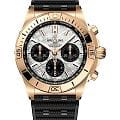 Breitling Breitling Chronomat B01 42 Erling Haaland RB01347A1F1S1  RB01347A1F1S1 механические мужские часы серый циферблат, браслет каучук — вид спереди