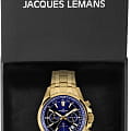 Jacques Lemans Jacques Lemans Sport 1-2117O кварцевые мужские часы часы крупный план синий циферблата