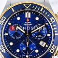 Swiss Military by Chrono Swiss Military by Chrono XL Chronograph SM34101.04 кварцевые мужские часы часы крупный план синий циферблата