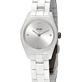 Rado Rado Specchio R31509702  R31509702 кварцевые женские часы серебристый циферблат, браслет керамика — вид спереди