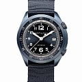 Hamilton Hamilton Khaki Aviation Pilot Pioneer Aluminium H80495845  H80495845 механические мужские часы синий циферблат, браслет тканевый — вид спереди