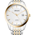 Adriatica Adriatica Premiere A1288.2113Q  A1288.2113Q кварцевые мужские часы серебристый циферблат, браслет сталь c pvd покрытием — вид спереди