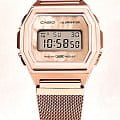 Casio Casio Collection A1000MPG-9 мужские часы розовый циферблат на запястье