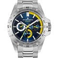 Jacques Lemans Jacques Lemans Sport 42-11G  42-11G кварцевые мужские часы синий циферблат, браслет нержавеющая сталь — вид спереди