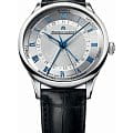 Maurice Lacroix Maurice Lacroix Masterpiece Tradition MP6507-SS001-110-4  MP6507-SS001-110-4 механические мужские часы серебристый циферблат, браслет кожаный — вид спереди