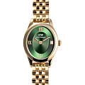 Daniel Wellington Daniel Wellington Ophelia Mini Emerald Gold DW00100804  DW00100804 кварцевые женские часы зеленый циферблат, браслет нержавеющая сталь с pvd-покрытием — вид спереди
