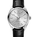 TAG Heuer TAG Heuer Carrera WBN2111.FC6505  WBN2111.FC6505 механические мужские часы  серебристый циферблат, браслет кожаный — вид спереди