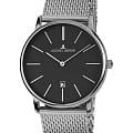 Jacques Lemans Jacques Lemans  Classic 1-2003i  1-2003i кварцевые мужские часы черный циферблат, браслет нержавеющая сталь — вид спереди